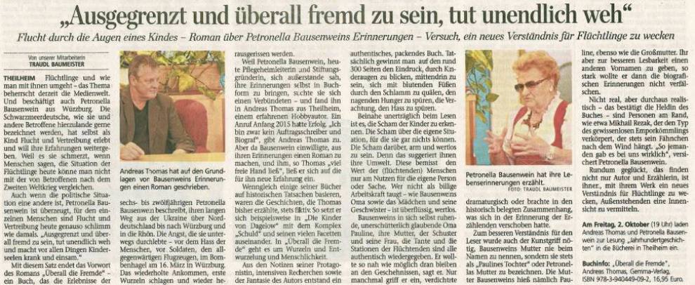 Artikel im Volksblatt